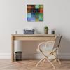 Empire Art Direct Peace Within Hand Applied Silver Leaf Gallery Wrap Wall Dcor, 20" x 20" x1.6", Multicolor view 3