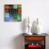 Empire Art Direct Peace Within Hand Applied Silver Leaf Gallery Wrap Wall Dcor, 20" x 20" x1.6", Multicolor view 4