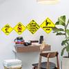 Issac's Room Sign Crossing Zone Xing | Indoor/Outdoor | 14" Tall Kids Bedroom Decor Door Children's Name boy Girl view 3