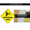 Sheep Crossing Sign Zone Xing | Indoor/Outdoor | 14" Tall Herder Farm Wool Farmer Lamb Mutton Animal view 4