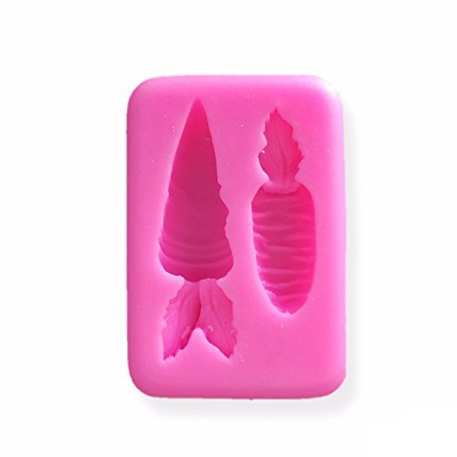 Bakell 2.5 x 1.5 Carrots Easter Peter Garden Rabbit Silicone Mold - Baking, Caking and Craft Tools from Bakell