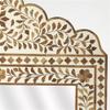 Butler Specialty Decorative Mirror in Brown and White Bone Inlay view 3