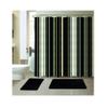 All American Collection 15-Piece Bathroom Set with 2 Memory Foam Bath Mats and Matching Shower Curtain | Designer Patterns and Colors view 1