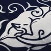  Anbo Tenugui Hand Towel, EN Collection, Karakusa Cat, 100% Cotton, Made in Japan, 13.8 x 39.4 inches view 3
