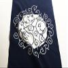  Anbo Tenugui Hand Towel, EN Collection, Karakusa Cat, 100% Cotton, Made in Japan, 13.8 x 39.4 inches view 4