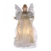 Kurt S. Adler, Inc. UL2173LED Kurt Adler 14" Fiber Optic Ivory & Gold Animated LED Angel Treetop view 2