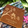CHRISTMAS-STOCKINGS-by-STOCKINGFACTORY Love Birds Couple Wooden Rustic Guest Book Personalized Soon to Be Mr Mrs Engraved Album Wedding Bride Groom Bridal Shower Guest Book view 4