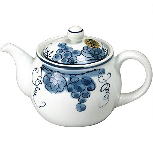 1802-675792 Tableware, Teapot Pot, Arita Ware Grape, Magic Tea Infuser Pot
