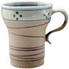 1802-370888 Tableware, Set of 3, Mug, Nanban Plum Mug (Green), Arita Ware view 1