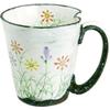 1802-238799 Tableware, Set of 3, Mug, Arita Ware Powdered Flowers Mug, Red view 1