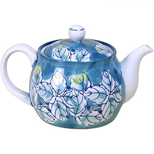 1802-675808 Tableware Set, Teapot, Dark Kashiwa (with Magic Tea Strainer) Pot, Arita Ware