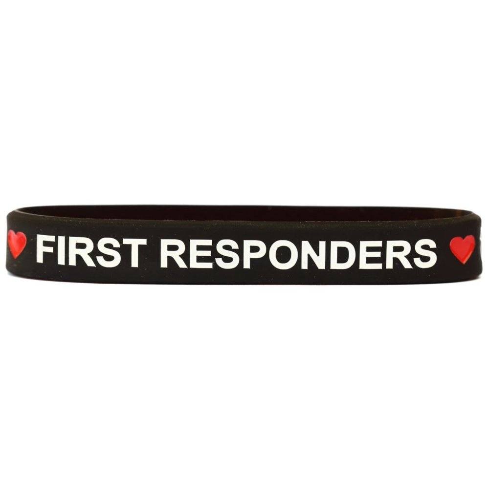 SayitBands One (1) First Responders Wristband Bracelet