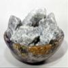 Natural Blue Calcite Rough Stones Sparkling Gemstone Crystal Mineral Cabochon Rock Cabs for Cabbing/Carving from Madagascar - 30PCS view 2