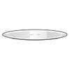 5304509437 Microwave Turntable Tray Genuine Original Equipment Manufacturer (OEM) Part view 1