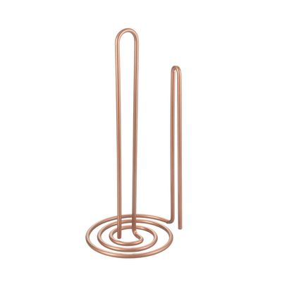 Metaltex My Roll Kitchen Roll Holders - Vertical Kitchen Roll Stand - Copper, Size, 15 x 15 x 32 cm 36.36.40