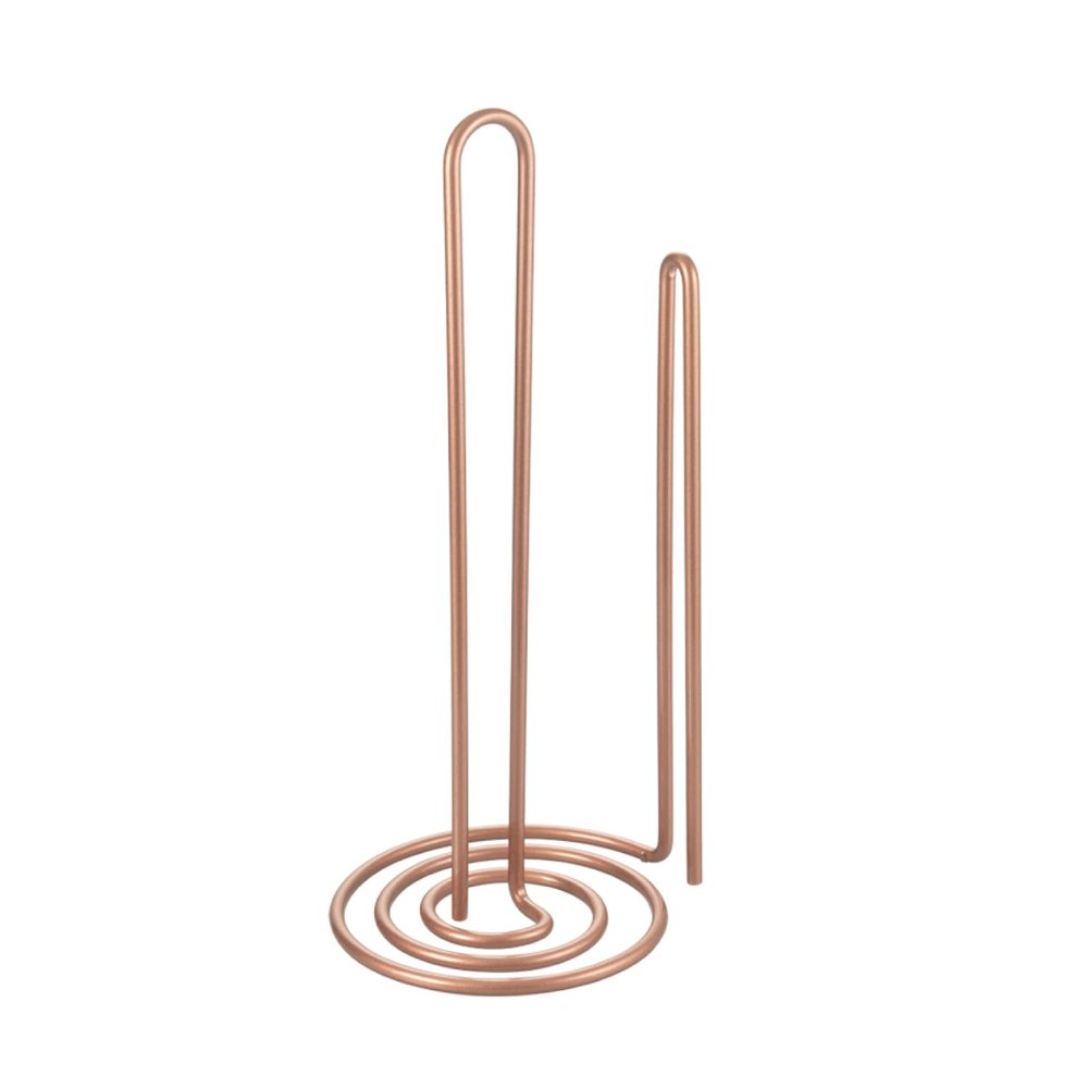Metaltex My Roll Kitchen Roll Holders - Vertical Kitchen Roll Stand - Copper, Size, 15 x 15 x 32 cm 36.36.40