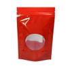QQ Studio Pack of 100 Glossy Colored Mylar Foil Stand-Up Zip Seal Bags w/Clear Round Window (Glossy Red, 3.3 inches x 5.5 inches) view 2