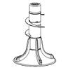 5304511349 Washer Agitator Genuine Original Equipment Manufacturer (OEM) Part view 1