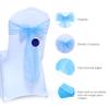 MDS Pack of 200 PCS Organza Chair Sashes Wider Dining Chair Bows Ribbon Tie Back for Wedding Party Birthday Bridal Shower Reception Event Banquet Home Chair Cover Decoration - Baby Blue view 2