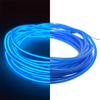 1-Pack 10m/32.8ft Blue Neon LED Light Glow EL Wire - 5 mm Thick - EL Wire ONLY - Craft Neon Wire String Light for DIY Project Costume Accessories Cosplay view 1