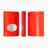 QQ Studio Pack of 100 Glossy Colored Mylar Foil Stand-Up Zip Seal Bags w/Clear Round Window (Glossy Red, 5.5 inches x 7.9 inches) view 2