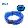 1-Pack 5m/16.4ft Blue Neon LED Light Glow EL Wire - 3.2 mm Thick - Powered by 6V Portable - 4AAA - Sound Active - Craft Neon Wire String Light for DIY Project Costume Accessories Cosplay view 2