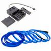 1-Pack 5m/16.4ft Blue Neon LED Light Glow EL Wire - 2.3 mm Thick - Powered by 6V Portable - 4AAA - Sound Active - Craft Neon Wire String Light for DIY Project Costume Accessories Cosplay view 1