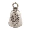 Guardian Bell "Pisces Good Luck Bell w/Keyring & Black Velvet Gift Bag | Motorcycle Bell | Lead-Free Pewter | Good Luck Gift to Friends & Family | Bike Bell | Made in USA view 2