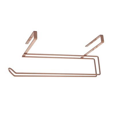 Metaltex 'Easy Roll' Undershelf Kitchen Paper Holder, Polytherm Copper, 35 x 18 x 10 cm