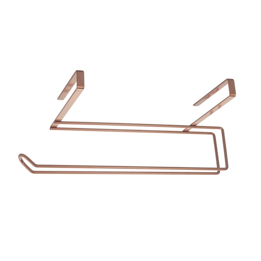 Metaltex 'Easy Roll' Undershelf Kitchen Paper Holder, Polytherm Copper, 35 x 18 x 10 cm
