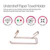 Metaltex 'Easy Roll' Undershelf Kitchen Paper Holder, Polytherm Copper, 35 x 18 x 10 cm view 3