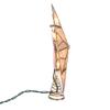 Kurt Adler UL 10L Capiz Double Tip Star with Center Gem Treetop view 3