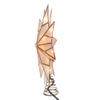 Kurt Adler UL 10L Capiz Double Tip Star with Center Gem Treetop view 4