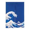 BAIHT HOME Cotton Linen Japanese Noren Doorway Curtain Tapestry Hokusai Ukiyoe Room Divider 33.5" Width x 47.2" Long (Great Wave of Kanagawa) view 2