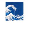 BAIHT HOME Cotton Linen Japanese Noren Doorway Curtain Tapestry Hokusai Ukiyoe Room Divider 33.5" Width x 47.2" Long (Great Wave of Kanagawa) view 3
