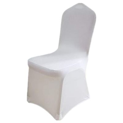 DreamHigh Lycra Fitted Stretchable Wedding Party Banquet Chair Covers-White-12PC