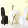 DreamHigh Lycra Fitted Stretchable Wedding Party Banquet Chair Covers-White-12PC view 3