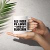 Designsify Gifts, All I Need Is Love And A Beauceron, 11oz White Coffee Mug Ceramic Tea-Cup Drinkware with Handle - for Birthday Anniversary Christmas Mothers Day Fathers Day Party, to Men Women Him view 2