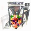 Smell Proof Mylar Food Storage Bag (50 Pack) 1 Ounce Clear Front Heavy Duty Ziplock 6x9x3 Inch Stand Up Leak Proof Foil Pouch w Hang Hole. Heat Sealable with Iron. view 1