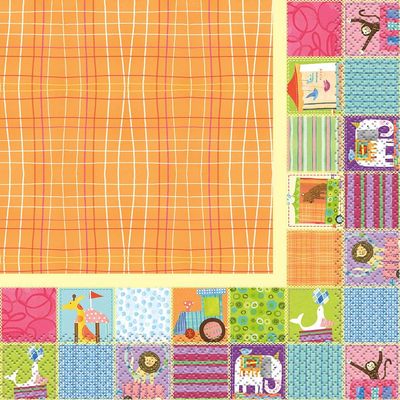 Circus Animal Luncheon Napkins 6.5", 16 Ct.