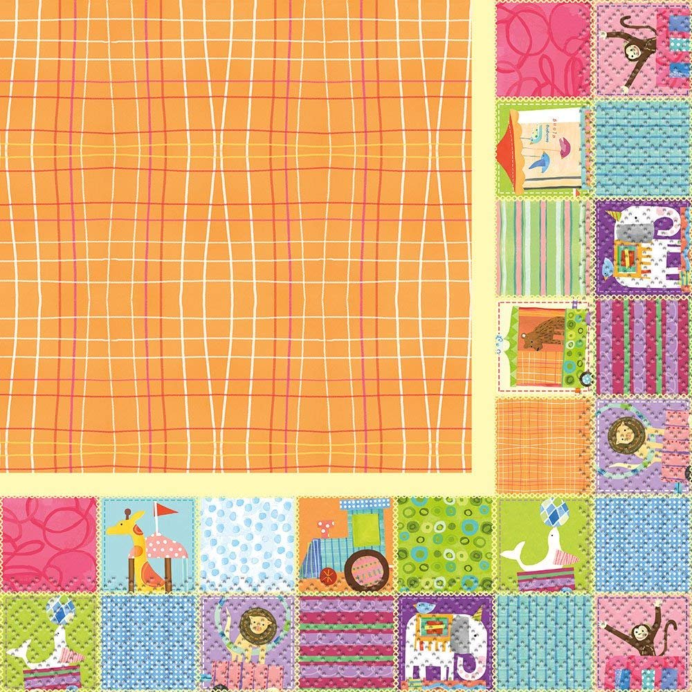 Circus Animal Luncheon Napkins 6.5", 16 Ct.