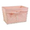 DII Farmhouse Chicken Wire Storage Baskets with Liner, Small, Antique Blush, 9x7x6", 3 Piece view 2