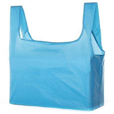 Mato & Hash Reusable Shopping Bags | Large Fold Up Shopping Bag, Heavy Duty Shopper Tote - 50PK Teal CA2670