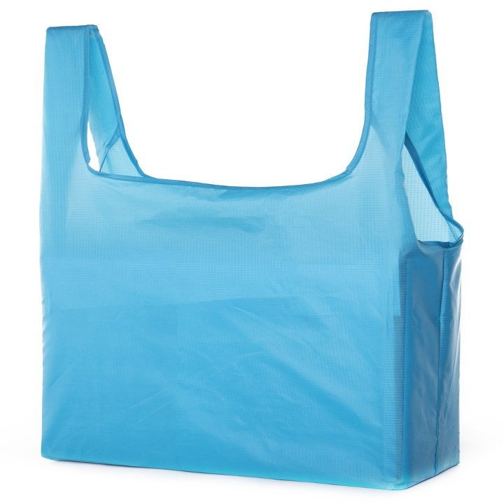 Mato & Hash Reusable Shopping Bags | Large Fold Up Shopping Bag, Heavy Duty Shopper Tote - 50PK Teal CA2670