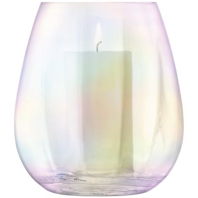 LSA PE31 Pearl Lantern/Vase H22 cm Mother of Pearl