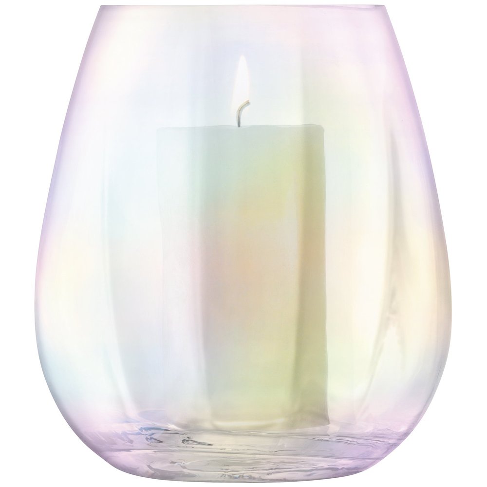 LSA PE31 Pearl Lantern/Vase H22 cm Mother of Pearl