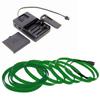 1-Pack 5m/16.4ft Green Neon LED Light Glow EL Wire - 2.3 mm Thick - Powered by 6V Portable - 4AAA - Sound Active - Craft Neon Wire String Light for DIY Project Costume Accessories Cosplay view 1