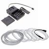1-Pack 5m/16.4ft White Neon LED Light Glow EL Wire - 2.3 mm Thick - Powered by 6V Portable - 4AAA - Sound Active - Craft Neon Wire String Light for DIY Project Costume Accessories Cosplay view 1