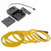 1-Pack 5m/16.4ft Yellow Neon LED Light Glow EL Wire - 3.2 mm Thick - Powered by 6V Portable - 4AAA - Sound Active - Craft Neon Wire String Light for DIY Project Costume Accessories Cosplay view 1