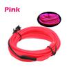 1-Pack 5m/16.4ft Pink Neon LED Light Glow EL Wire - 3.2 mm Thick - Powered by 6V Portable - 4AAA - Sound Active - Craft Neon Wire String Light for DIY Project Costume Accessories Cosplay view 2